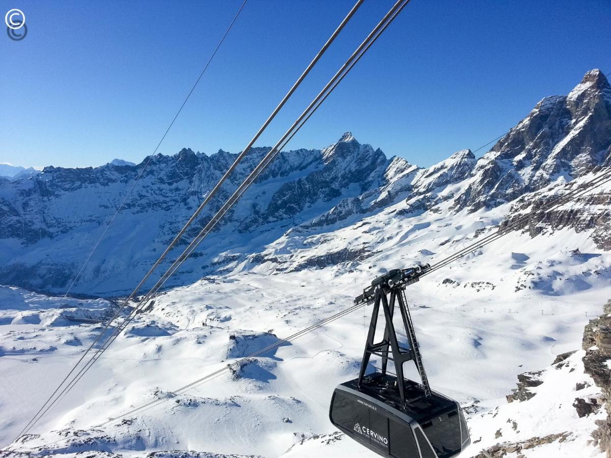 Breuil Cervinia Near Funicular Apartment With Private Garage Exterior foto